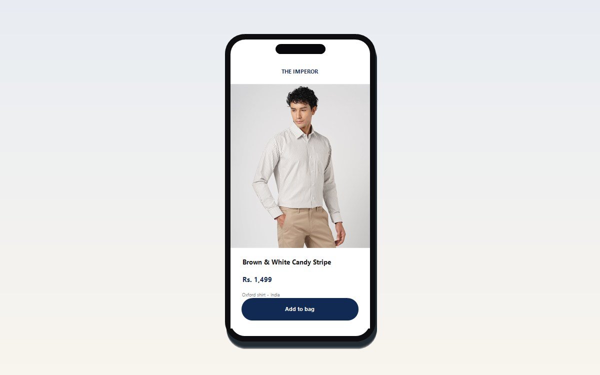 The Imperor Shopify project