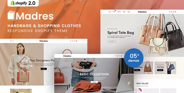 Madres - Handbags & Shopping Clothes Responsive Shopify Theme